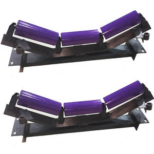 Fabrika kaynağı konveyör bant konik makaralı avara madencilik ekipmanları parçaları çelik boru taşıyıcı kemer dönüş silindiri kılavuz rulo - Product Image 1