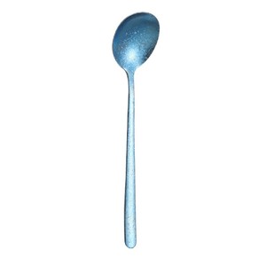Cuillère en titane pur coréen, motif fleur de glace, cuillère à mélanger à long manche, vaisselle d'extérieur - Product Image 5