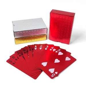 Venta al por mayor de naipes duraderos a prueba de agua impresión personalizada <span class=keywords><strong>Casino</strong></span> 100% naipes de póquer de plástico PVC - Product Image 1