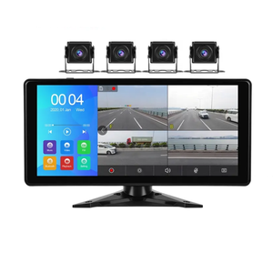 Sunway AHD Monitor Dividido <span class=keywords><strong>de</strong></span> 10.36 Pulgadas y 4 Canales, DVR <span class=keywords><strong>para</strong></span> Camión, <span class=keywords><strong>Grabador</strong></span> <span class=keywords><strong>de</strong></span> Video con GPS, FM, Kit <span class=keywords><strong>de</strong></span> Cámara <span class=keywords><strong>de</strong></span> Reversa <span class=keywords><strong>para</strong></span> Camión, Autobús, Camioneta, 12V-30V - Product Image 1