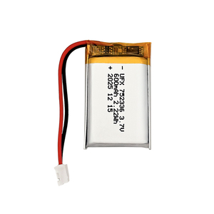 工場価格 充電式リチウムポリマー電池 752336 600mAh リポセル <span class=keywords><strong>3.7V</strong></span> 600mAh リチウムポリマー電池 - Product Image 1