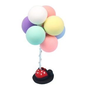 Colorful Balloon Cake Toppers Round Handmade Birthday Party Dessert Decorations - Product Image 4