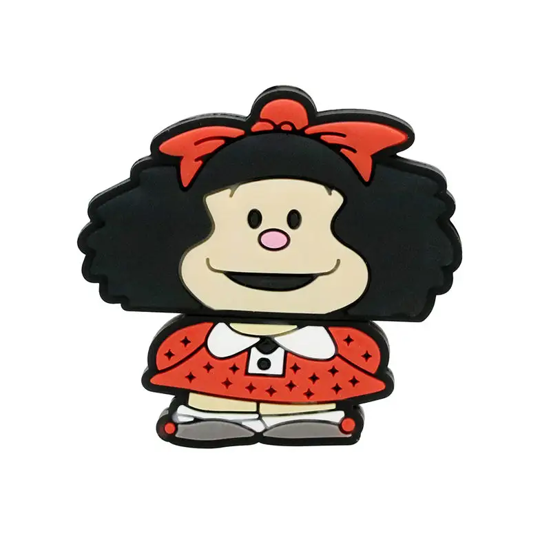 Lovely Girl USB Flash Drive Mafalda USB 2,0 Pen Drive 128GB Usb Stick Pendrive 64GB Tarjeta Flash 32GB Flash Memory Stick Disk