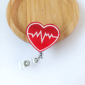 <span class=keywords><strong>Porte</strong></span>-<span class=keywords><strong>badge</strong></span> créatif en acrylique de dessin animé, boucle télescopique facile à tirer, cordon de sécurité pour médecin, infirmière, permis de travail, clip Yilan Z629 Chine - Product Image 6