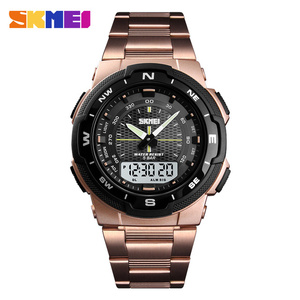 <span class=keywords><strong>นาฬิกา</strong></span>ข้อมือดิจิตอล <span class=keywords><strong>Skmei</strong></span> 1370 สำหรับผู้ชาย <span class=keywords><strong>สาย</strong></span>สแตนเลส กันน้ำ 5atm <span class=keywords><strong>นาฬิกา</strong></span>สปอร์ตหรูหรา แฟชั่นธุรกิจ - Product Image 5