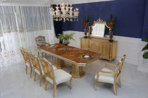 غرفة معيشة على الطراز الفرنسي الباروكي أريكة منحوتة من الخشب الصلب العتيق أريكة كلاسيكية في ردهة الفندق 3 + 2 + 1 - Product Image 6