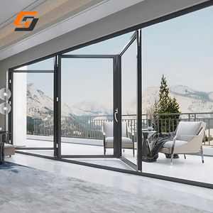 Porte pliante en aluminium GS résistante au vent pour terrasses côtières - Product Image 6