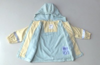 Jas Hujan Anak Berkerudung Anti Angin Bernapas untuk Musim Dingin 2026, Pasokan Grosir, Dilengkapi Garis Reflektor Keselamatan, Berlapis Fleece, Bahan PU Tahan Air