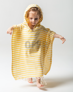 <b>Hooded</b> Pestemal Turkish <b>Towel</b> Beach Pool Poncho <b>for</b> All Sizes Cotton Castle Green Surfer <b>Towel</b> Changing Clothes <b>for</b> <b>Adult</b> Kids - Product Image 2