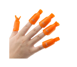 10 clips de plástico <span class=keywords><strong>para</strong></span> tapas de esmalte de <span class=keywords><strong>uñas</strong></span>, <span class=keywords><strong>para</strong></span> manicura, acrílico, removedor de gel, NAT005 - Product Image 2