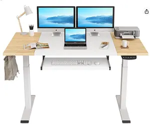 Professional Game Standing Office Desk Electric Height Adjustable Desk Electric Table Lift Desk