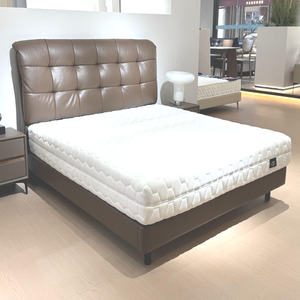 Ensemble de meubles de <span class=keywords><strong>chambre</strong></span> à coucher King Size modernes et luxueux Vonliva, revêtement en cuir, dossier souple, cadre en bois écologique pour adultes - Product Image 6