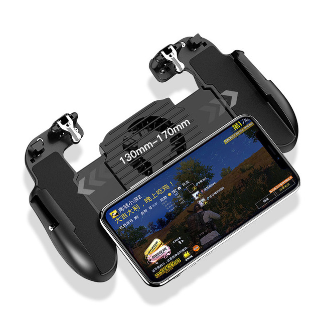 2024 NEW Design G21 High Sensitive Metal Trigger New Mobile Game Controller, Gamepad Joystick with Cooler Cooling Fan, Suitable