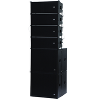 Système de sonorisation DBK 8 pouces 8+4 Line Array complet pour DJ avec enceinte de monitoring, table de mixage audio et amplificateur pour concert