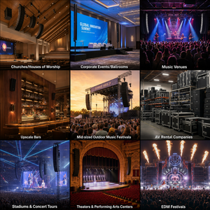 Haut-parleur Line Array simple de 8 pouces, <span class=keywords><strong>3000W</strong></span> de puissance de crête, passif, bi-amplifié commutable, pour événements religieux, VRX9288 - Product Image 3