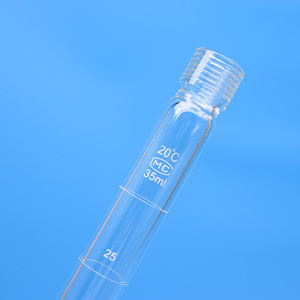 <span class=keywords><strong>Tubes</strong></span> <span class=keywords><strong>à</strong></span> <span class=keywords><strong>essai</strong></span> en verre de laboratoire professionnel <span class=keywords><strong>avec</strong></span> <span class=keywords><strong>bouchons</strong></span> filetés en PTFE sans récipients <span class=keywords><strong>à</strong></span> pression graduée - Product Image 6
