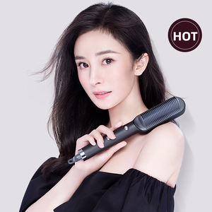 Prix d'usine, <span class=keywords><strong>plancha</strong></span> électrique pour cheveux 2 en 1, brosse à peigne, lisseur de cheveux, fabricant - Product Image 4