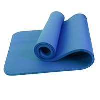 Ensemble de yoga deux pièces, tapis de yoga NBR épaissi antidérapant, ballon de yoga anti-explosion, épaisseur 10 mm, poids 1500 g