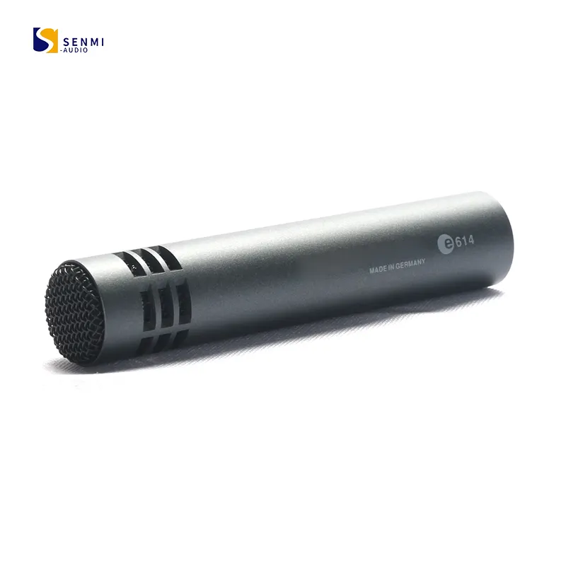 E614 High Quality Wired Microphone Portable Noise Cancelling Condenser Microphone For Karaoke Stage Speech