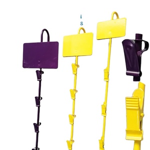 Retail Metal Merchandising Hanging Display Snack Hanger Plastic for Supermarket with 12 <b>Hooks</b> - Product Image 1