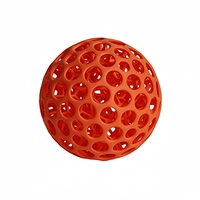 Balle anti-stress souple imprimée en 3D, jouet sensoriel creux portable pour le bureau
