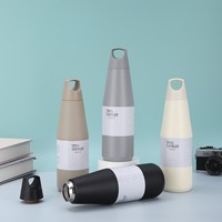Bouteille conique portable en acier inoxydable 304, tasse thermos à double paroi sous vide, isolation thermique Morandi, tasse Cold Knight
