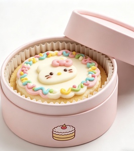 Eco Friendly Kraft Paper Canister, Food Grade Round Cardboard Tube <b>Box</b> for Cheesecake, Baking Dessert & <b>Bakery</b> Gift - Product Image 1