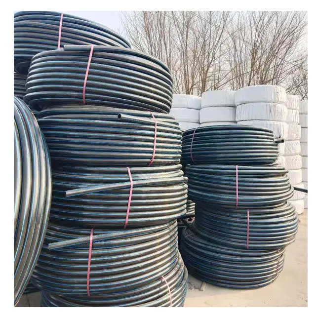 Agricultural irrigation hdpe pipe high pressure pe pipe and fitting 75mm 90mm 110mm