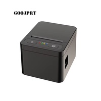 Thermodrucker 80mm Direktthermisch mit USB-LAN-Anschluss - Küchen-POS-Drucker für Windows/Mac/Linux Vorrätig 203dpi