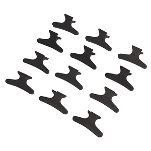 Pinces à cheveux noires et blanches en plastique pour coiffure, vente en gros - Product Image 6
