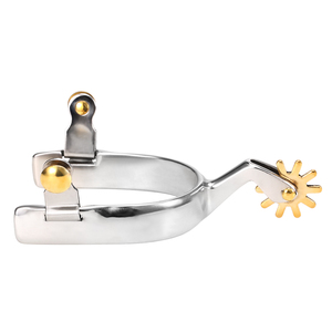 Speroni <span class=keywords><strong>da</strong></span> Equitazione in Acciaio Inossidabile, Speroni Stile <span class=keywords><strong>Western</strong></span> per <span class=keywords><strong>Stivali</strong></span> <span class=keywords><strong>da</strong></span> Cowboy, Altri Accessori Equestri - Product Image 6