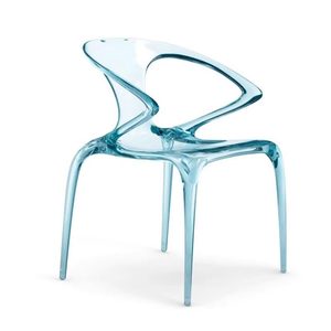 Chaise de salle à manger empilable en acrylique transparent italien Donna, design moderne et minimaliste, <span class=keywords><strong>fauteuil</strong></span> pour la maison - Product Image 5