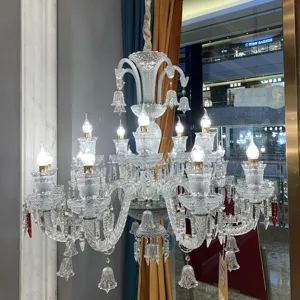 厂家批发酒店别墅客厅欧式灯具现代水晶吊灯照明