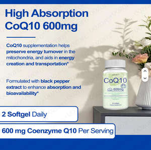 Offres Spéciales OEM COQ10 Softgels pour la santé cardiaque et la production d'énergie <span class=keywords><strong>Coenzyme</strong></span> Q10 Vitamines et suppléments - Product Image 5