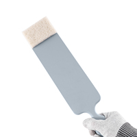YLWRAP Raclette de nettoyage en plastique avec tampon de nettoyage, applicateur de film solaire pour vitres, outils pour film vinyle et PPF automobile