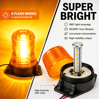 Nuevas Luces Estroboscópicas LED de Advertencia RCJ 12V/24V Baliza Magnética Intermitente Accesorio para Camiones y Vehículos de Construcción