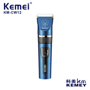 Cortadora de pelo para mascotas Kemei Km-Cw12, cuchilla de cerámica recargable por USB para el aseo de perros y gatos - Product Image 3