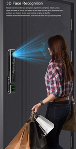 3D Face ID Chamada de Vídeo Código de Impressão Digital Tuya WIFI Controle Remoto Cartão Chave Totalmente Automático S666 Bloqueio Digital para Casa Apartamento - Product Image 3