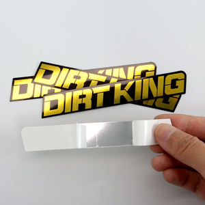 สติกเกอร์อะลูมิเนียมโครเมียมเมทัลลิกแบบตัดตามรูปทรง  แบบแปะเอง  ลายเงินขัดเงา  สำหรับใช้ภายนอกและภายในอาคาร - Product Image 4