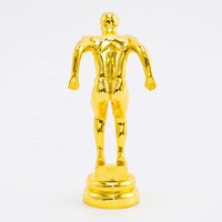 GZ24 Swimmer Diver Statue Plastic Trophy Part Manufacturing ABS Crafts Golden Personalized Toppers