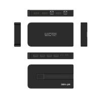 Conmutador KVM HDMI Manual de 2 Puertos, Control de Teclado y Ratón para 2 PC, 4K 30Hz, HUB USB2.0, Panel de Control de Escritorio