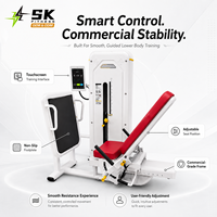 Máquina de prensa de piernas horizontal SK Smart Gym con control digital de resistencia y pantalla táctil, equipo comercial para gimnasio, fabricante OEM