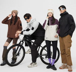 Chaqueta impermeable para exteriores para <span class=keywords><strong>mujer</strong></span> con forro polar serie de <span class=keywords><strong>montaña</strong></span> al aire libre chaqueta cortavientos impermeable chaqueta de lluvia para hombre - Product Image 6