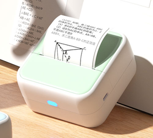 Blue tooth Inkless Thermal Label Printer 203DPI 56-58mm Roll Paper 1200mAh <b>Mini</b> Device For Student Exercise Question <b>Printing</b> - Product Image 4
