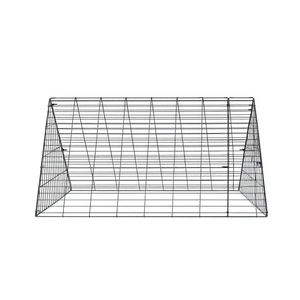 Corral Portátil para Pollos de 118.1 x 28 x 24.2 Pulgadas, Estructura Recta de Acero Galvanizado para Pollos, Equipo de Cría de Animales - Product Image 1