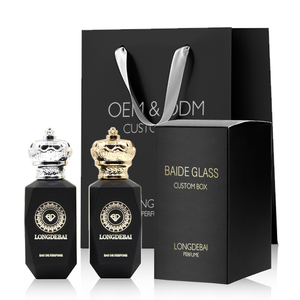 Customize <b>Empty</b> Luxury <b>Spray</b> Irregular Unique Design 50ml Perfume <b>Bottle</b> with Packaging Box - Product Image 3