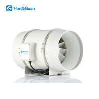 Ventilateur de gaine en ligne Hon&guan homologué CE, 10 pouces, 100V 240V, ventilation, extracteur d'air pour tentes de culture et lieux publics