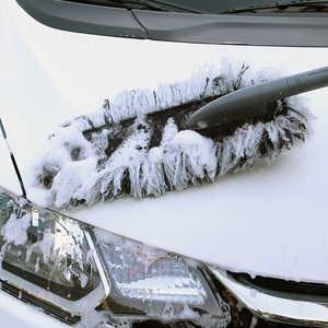 Brosse de nettoyage de voiture en fibres filetées de qualité supérieure, réutilisable, grande taille, pour le dépoussiérage. - Product Image 3