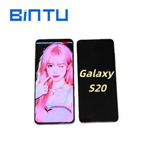 Écran tactile <span class=keywords><strong>OLED</strong></span> d'usine Bintu pour téléphone portable S20 S21, écran tactile d'origine avec lecteur d'empreintes digitales, garantie de 6 mois, prix de gros en vrac - Product Image 2