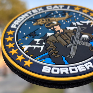 Patch PVC 3D personnalisé avec logo en relief, badge en caoutchouc avec fermeture auto-agrippante, patchs en silicone pour vestes, casquettes, sacs à dos - Product Image 1